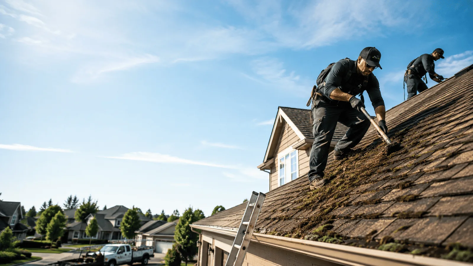 Roof Moss Removal in Lyndon, KS near me